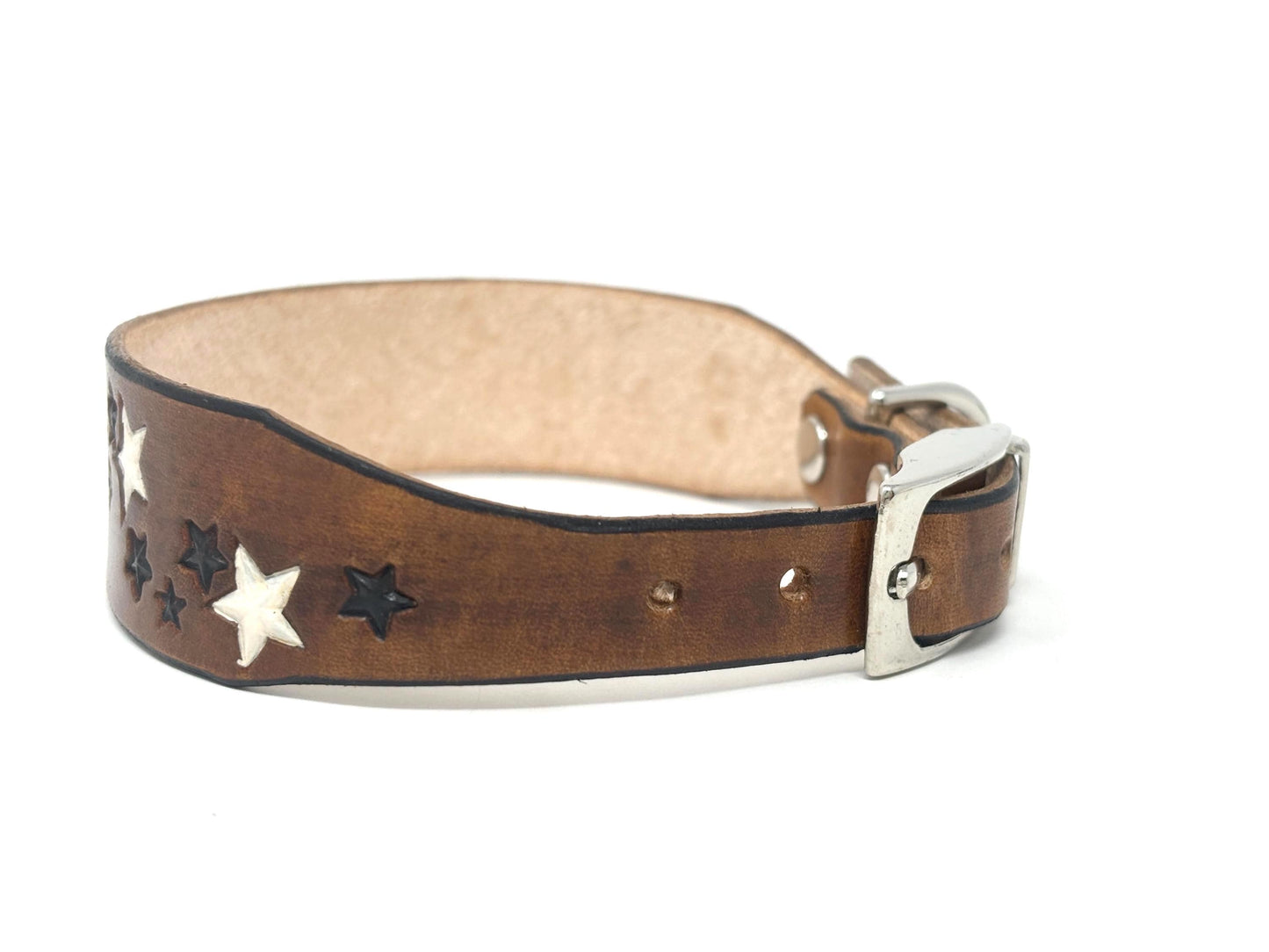 Tiny Personalized Leather Dog Collar For Small dogs necks Chihuahua
