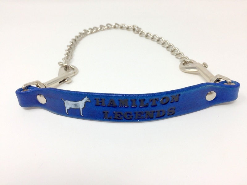 Goat Collar Custom Made to Order, Personalize it for your Goat or Club