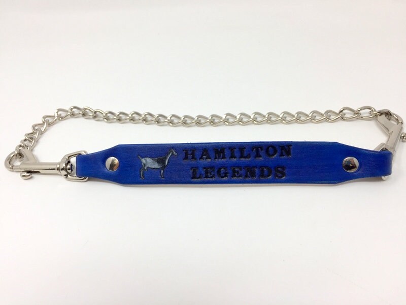 Goat Collar Custom Made to Order, Personalize it for your Goat or Club