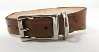 Personalized Leather Girl Dog Collar | Floral Mum Design