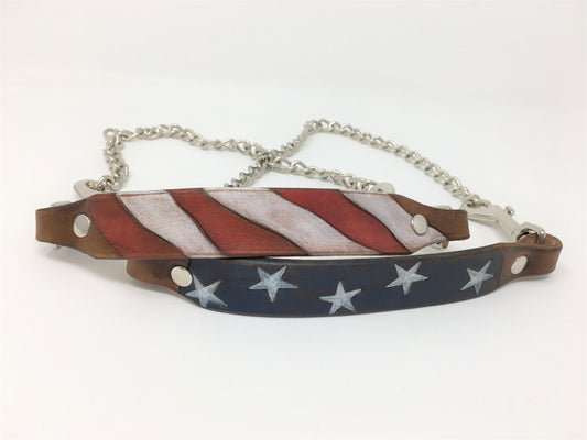 Goat Collar Stars and Stripes Patriotic Design