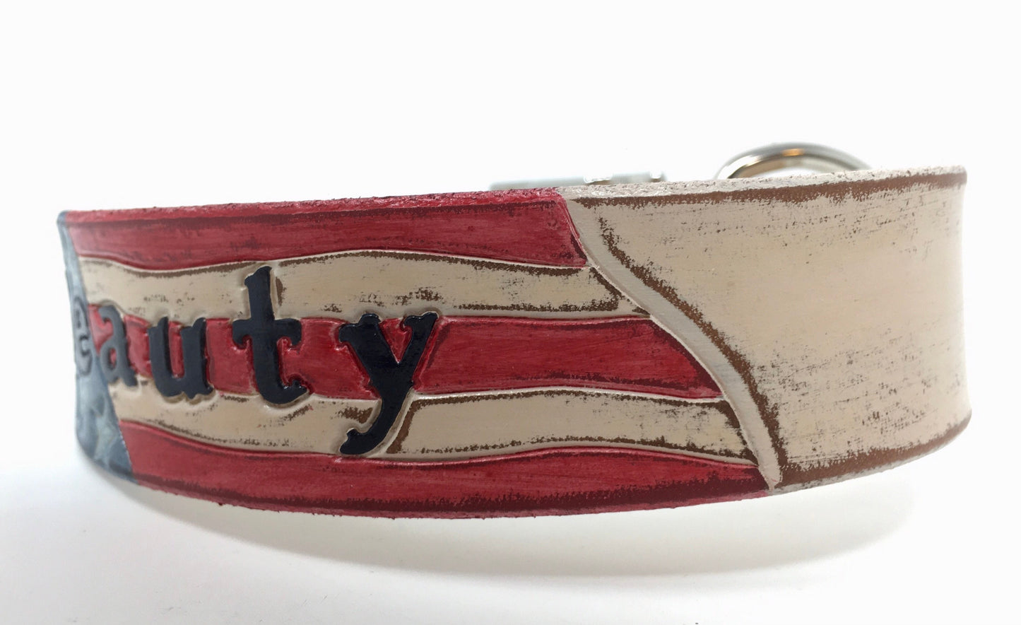 Personalized American Flag | Patriotic Dog Collars | For your large Breed