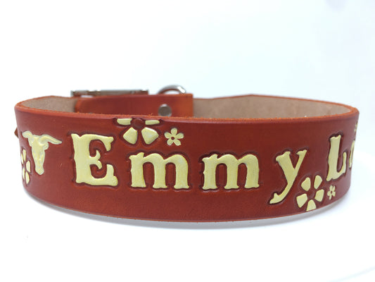 Texas Longhorn Burnt Orange | Texas Dog Collars | For Fans