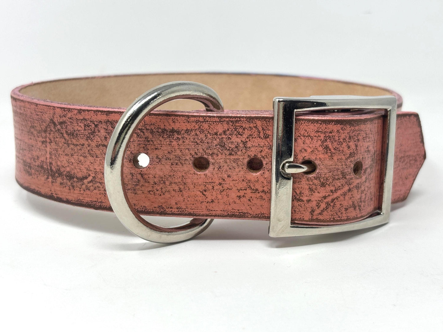 American Flag Leather Dog Collar | Patriotic Engraved Pet Collar