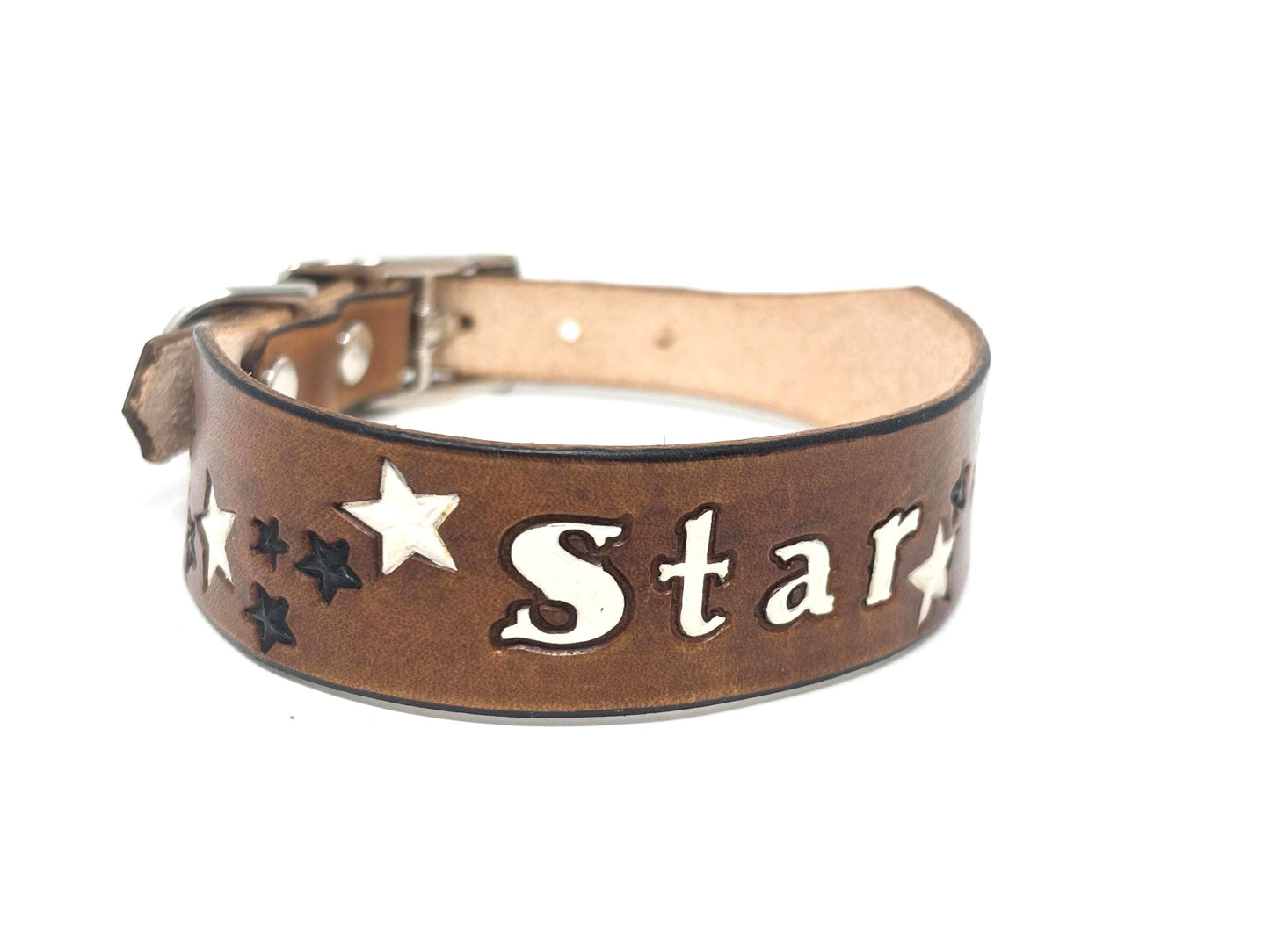Tiny Personalized Leather Dog Collar For Small dogs necks Chihuahua