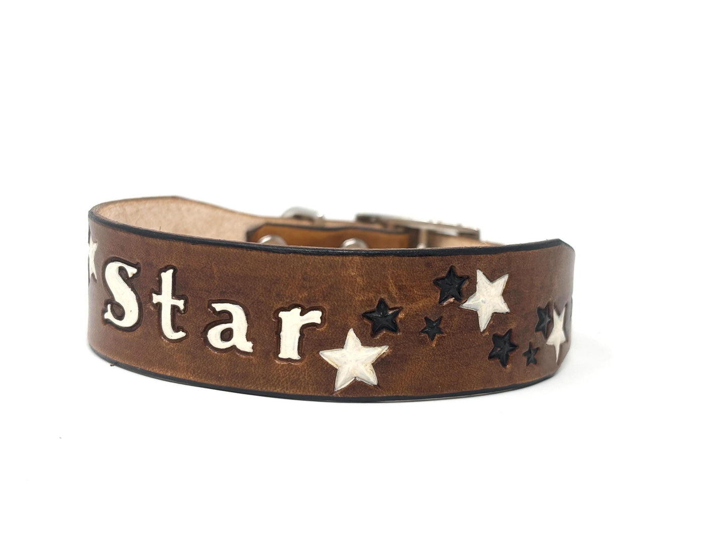 Tiny Personalized Leather Dog Collar For Small dogs necks Chihuahua