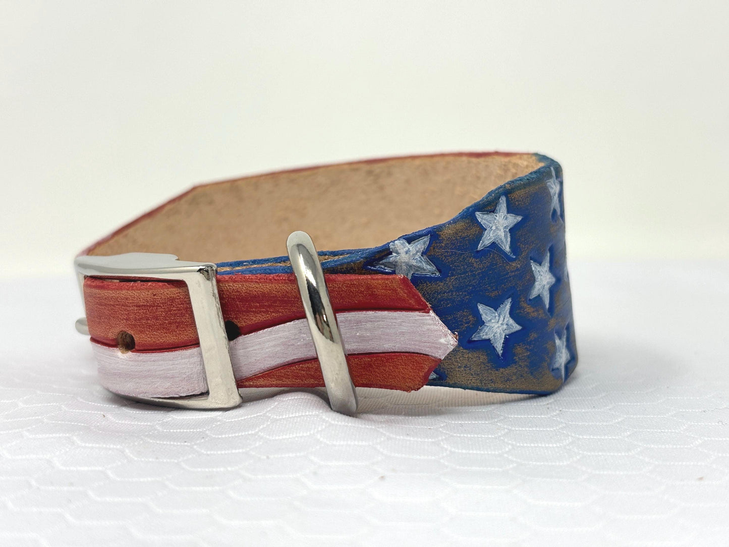Handmade Flag Collar | Patriotic Dog Collars | Stars and Stripes