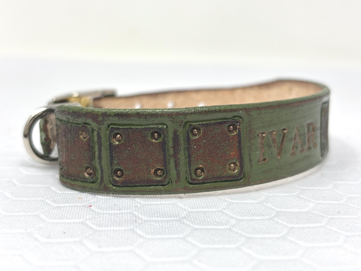 Viking Cat Collar | Armor Design | Cat Collar with Matching Cuff Bracelet
