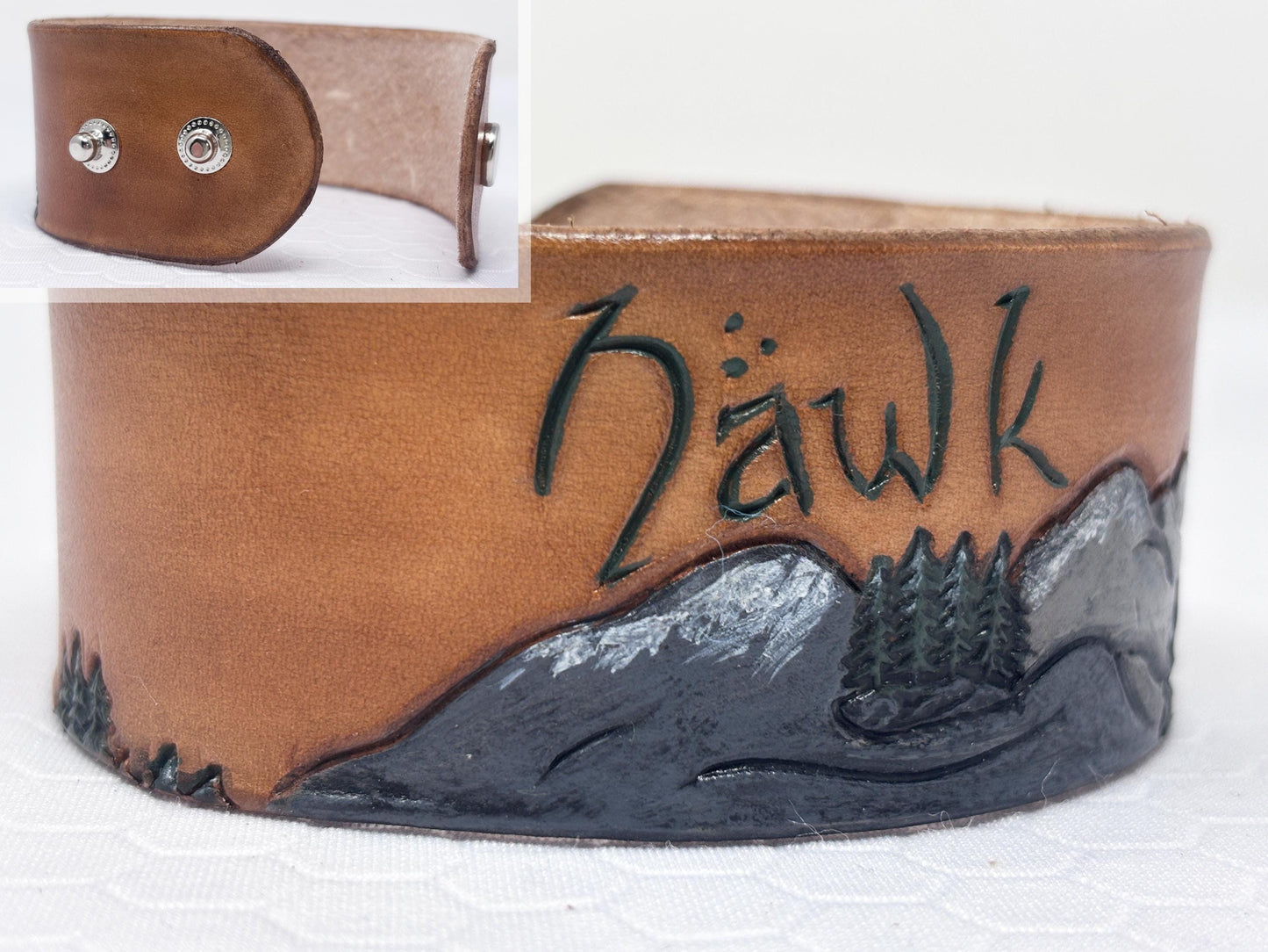 Matching Dog Owner Cuff – Custom Leather Bracelet to Coordinate with Your Dog’s Collar