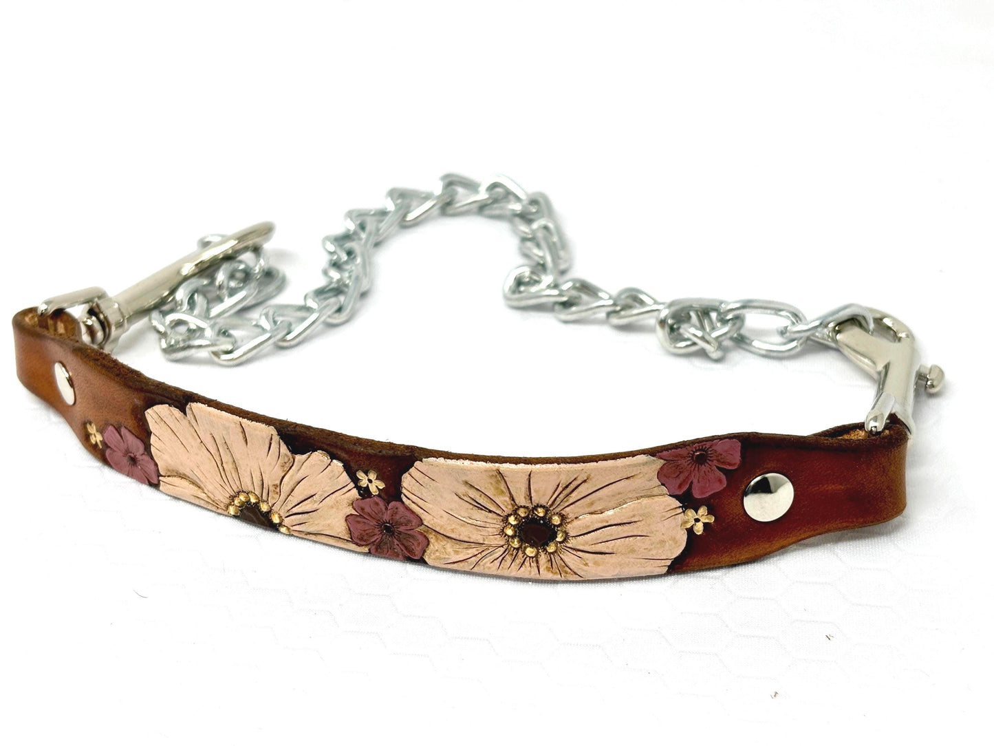 Flower Collar Custom Made to Order, Personalize it for your Goat or Club