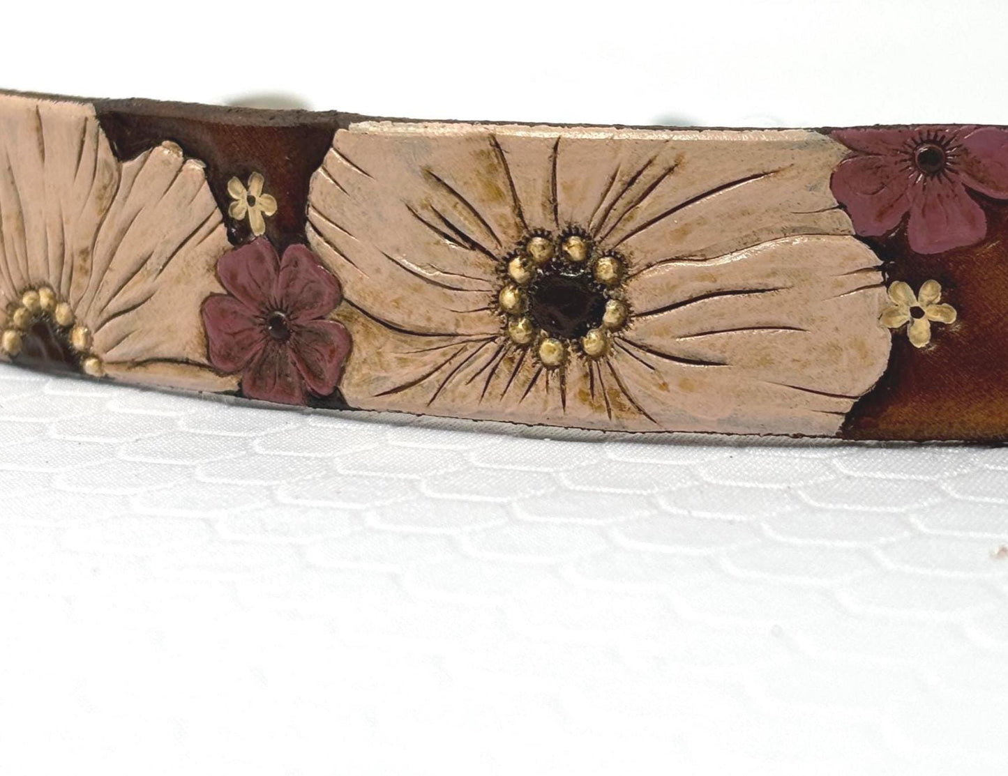 Flower Collar Custom Made to Order, Personalize it for your Goat or Club