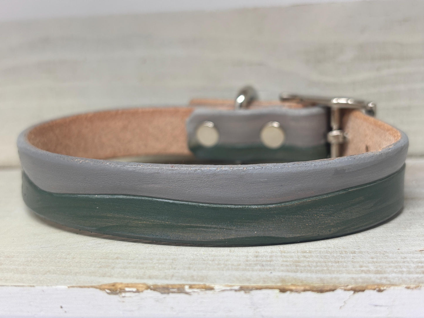 Personalized Sheep Dog Collar | Livestock Guardian Dog Collar | Great Pyrenees Anatolian Shepherd  | Farm Dog Leather Collar