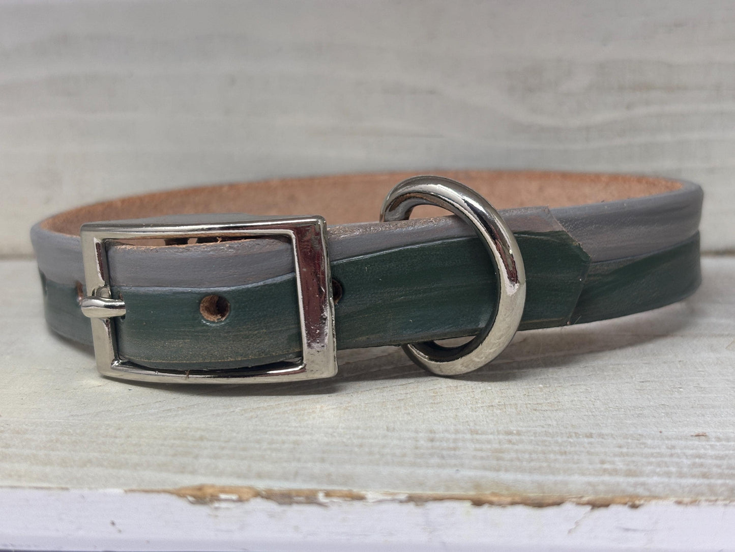 Personalized Sheep Dog Collar | Livestock Guardian Dog Collar | Great Pyrenees Anatolian Shepherd  | Farm Dog Leather Collar