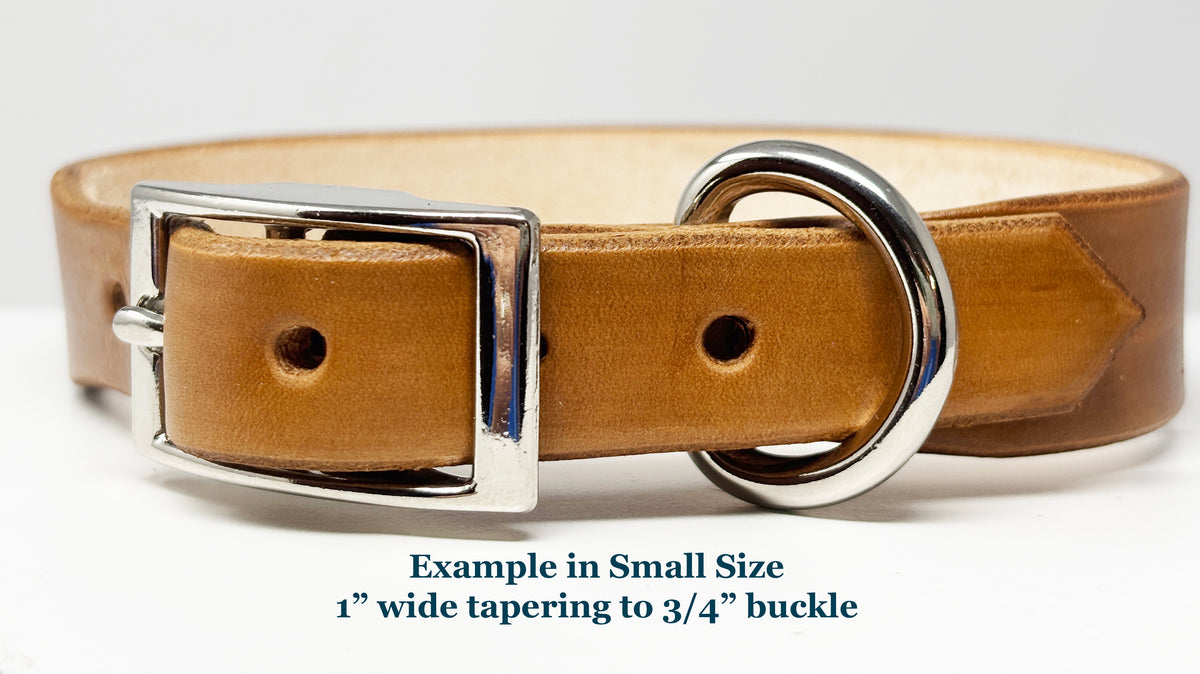 Woodcock Leather Collar | Sporting Dog Collar | Spaniel Hunting Dog Collar |